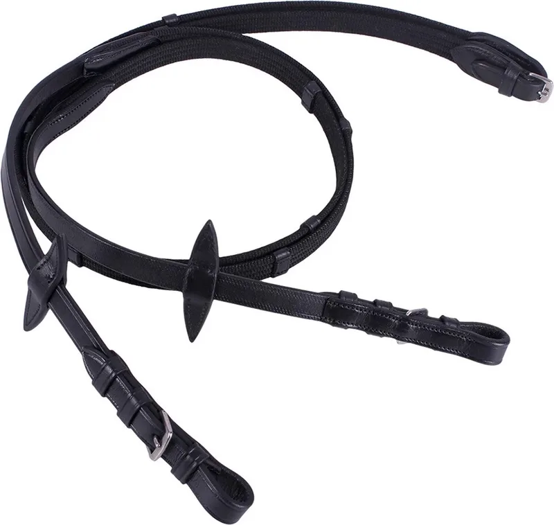 Webteugel Black - Mini Shet | Teugels paard fra QHP i Sort – produktbillede
