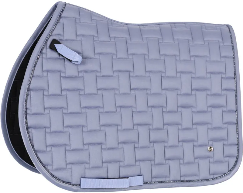 Zadeldek Aubree Misty Blue - VZ Pony | Zadeldekje paard de QHP en Bleu – photo produit