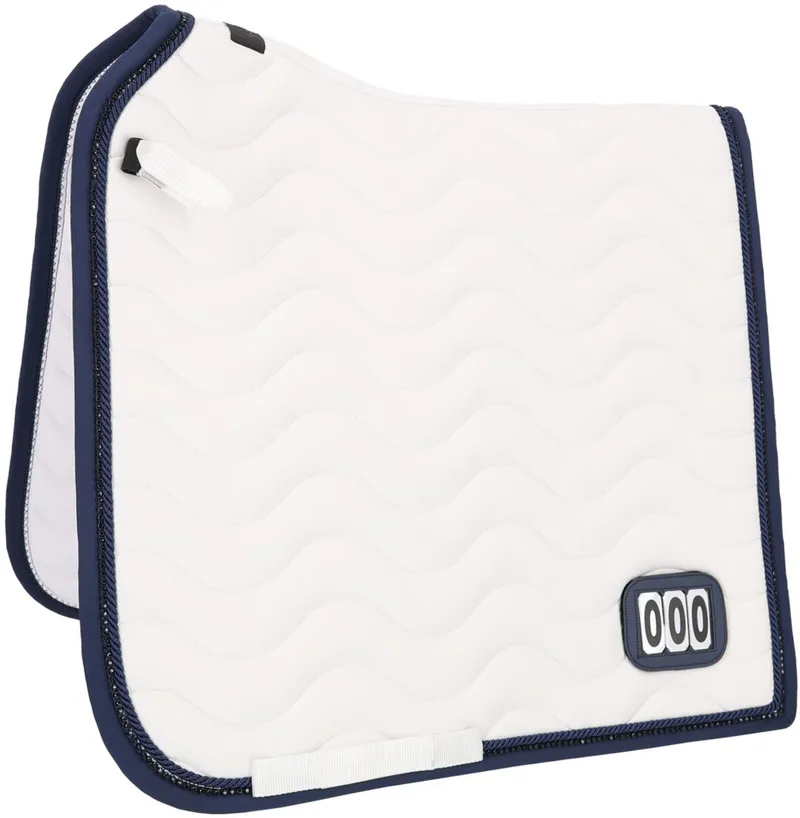 Zadeldek Nummer - Maat Full Dressuur de QHP en Bleu foncé – photo produit