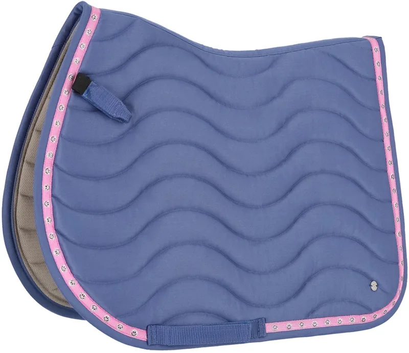 Zadeldek Qhp Rosalynn Veelzijdigheid von QHP in Blauw-roze – Produktfoto