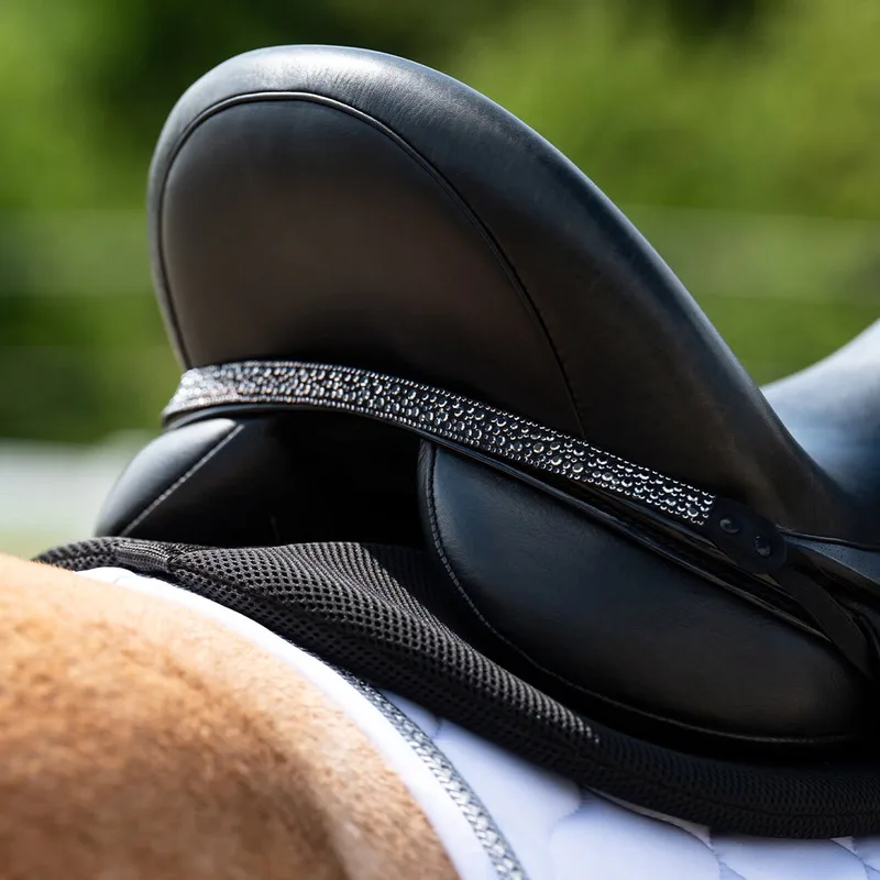 Zadelsieraad Lagos Black - Pony | Zadel accessoires von QHP in Schwarz – Produktfoto