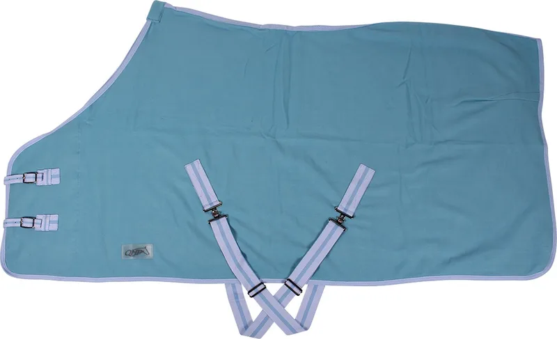 Zweetdeken Qhp Color - 100/135 de QHP en Middenblauw – photo produit