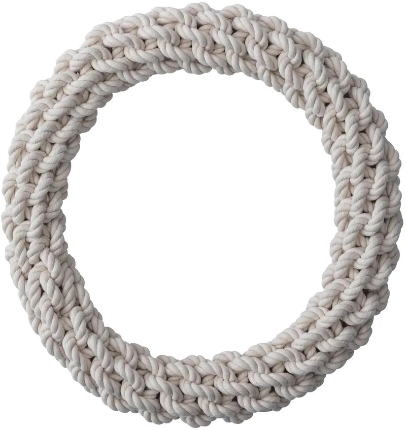 Dog Toy Rope Round Natural 40CM by Quapas – product photo