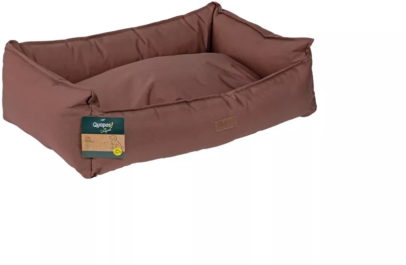 Hondenmand -Duurzaam - Waterbestendig - hondenbed - M - 80x55x23CM de Quapas en Marron – photo produit