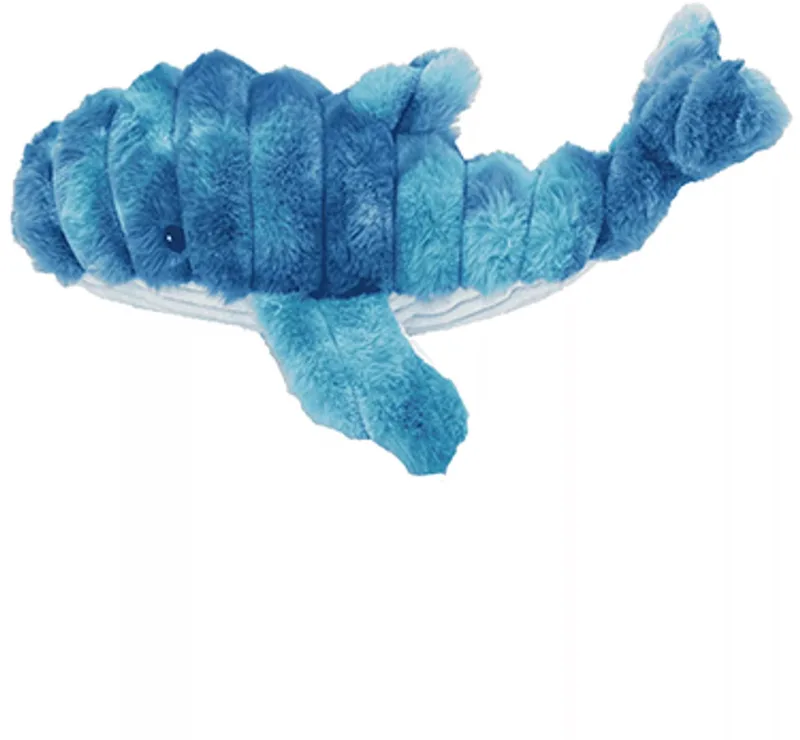 hondenspeelgoed - knuffel - met piep en knisper - walvis 66 cm by Quapas in Blue – product photo