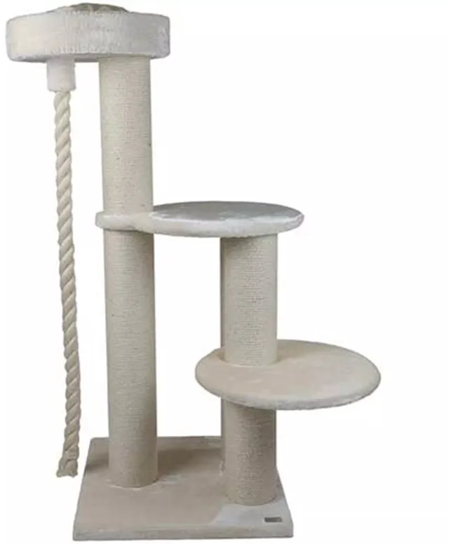 XXL krabpaal - katten krabpaal - groot - maine coon - boskat - Sturdy creame - 44kg - 143cm h