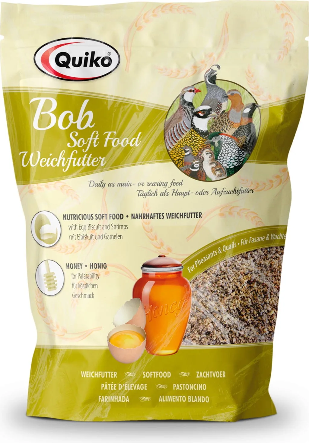 Bob Weichfutter für Zierfasane und Zierwachteln - 1.000 g de Quiko – photo produit