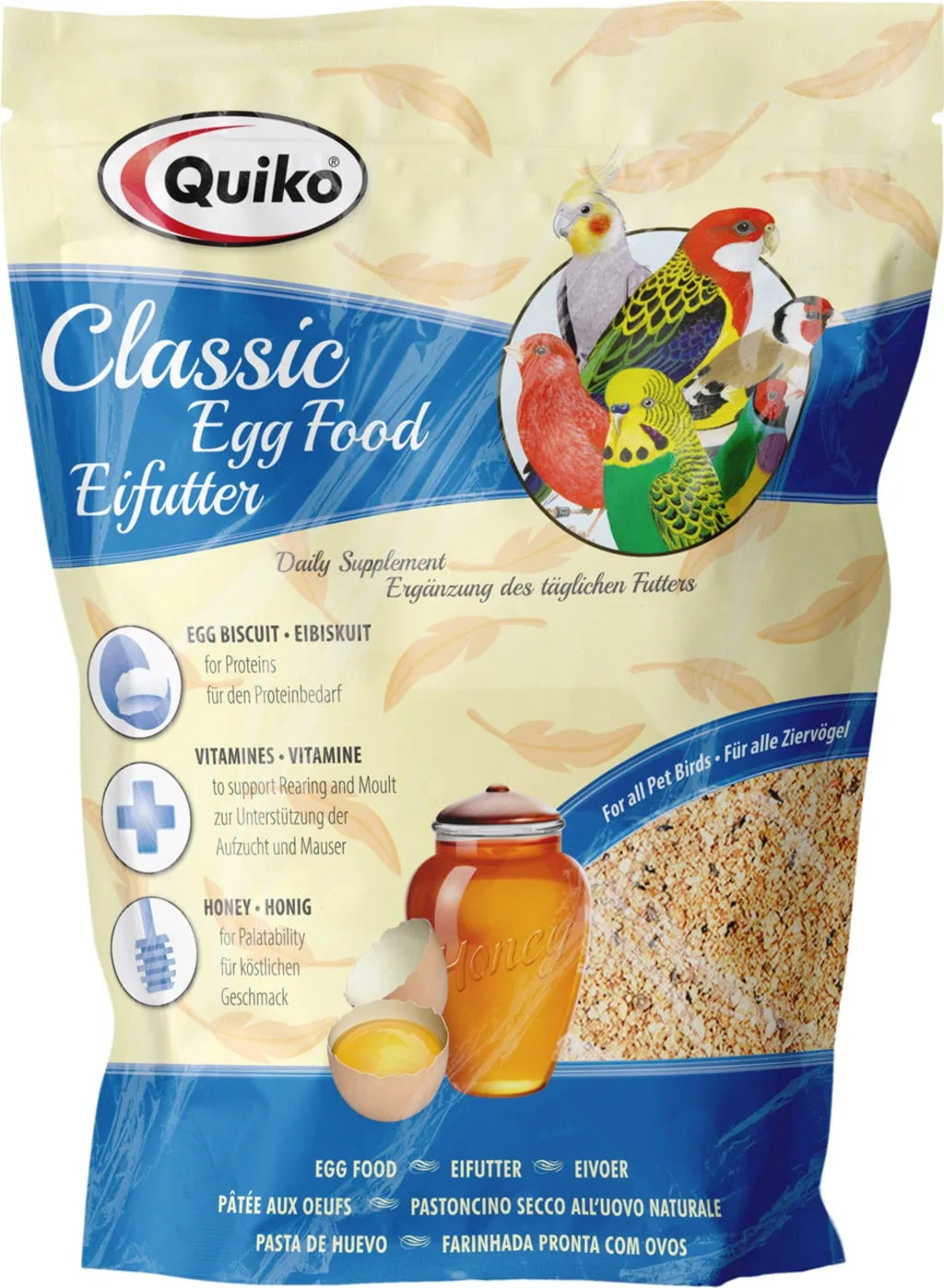 Classic Eifutter für Ziervögel - 1.000 g by Quiko – product photo