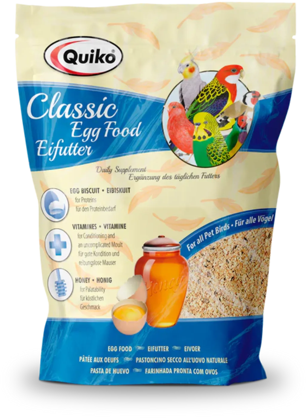 Classic Eifutter für Ziervögel - 125 g by Quiko – product photo