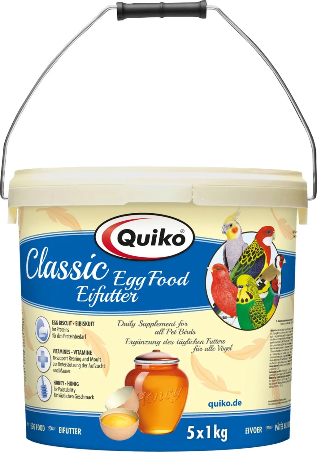 Classic Eifutter für Ziervögel - 5.000 g by Quiko – product photo