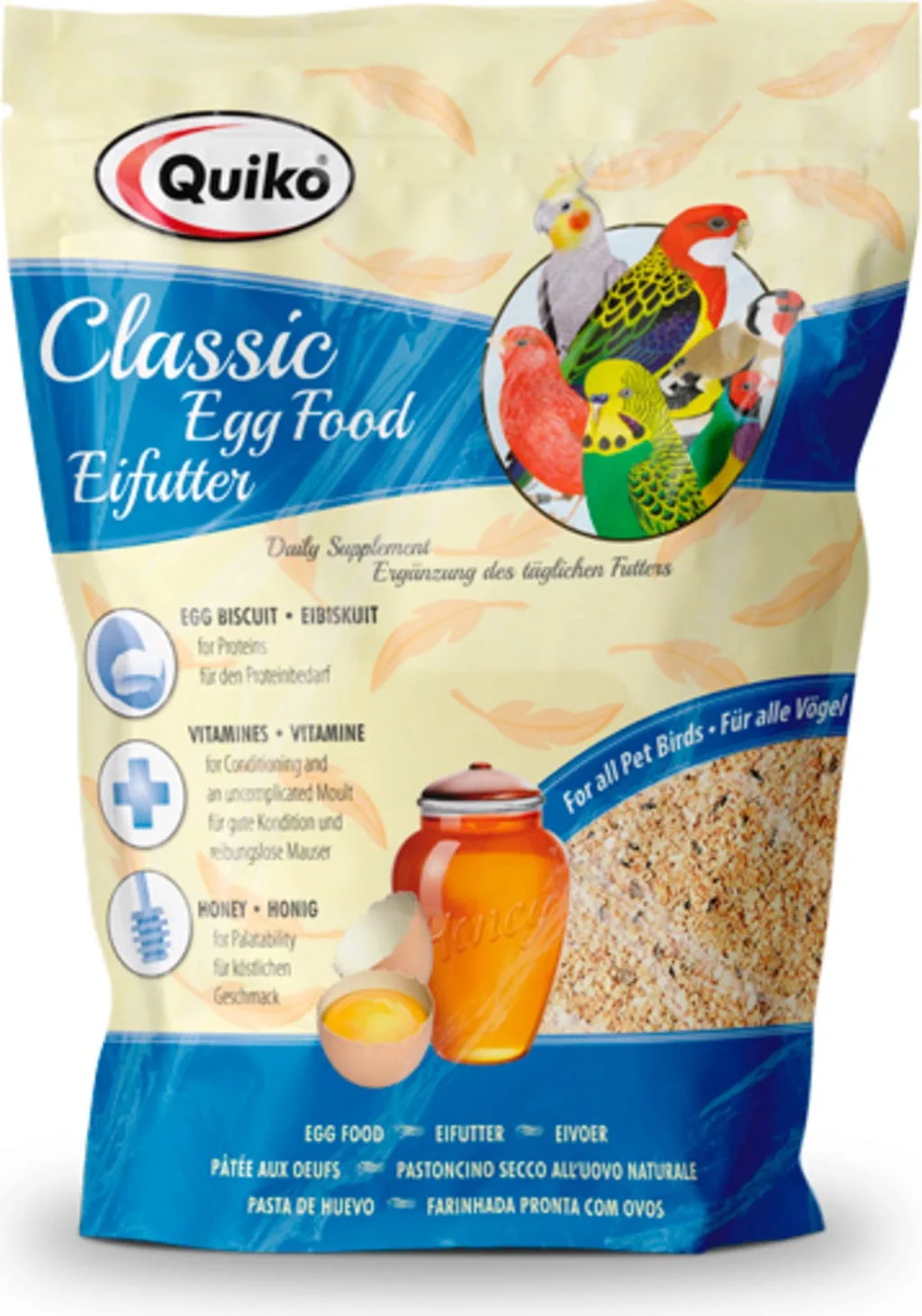 Classic Eifutter für Ziervögel - 500 g by Quiko – product photo