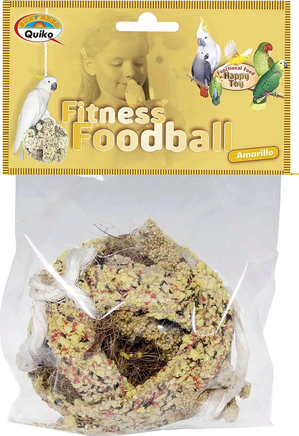 Fitness Foodball Amarillo für Ziervögel - 100 g by Quiko – product photo