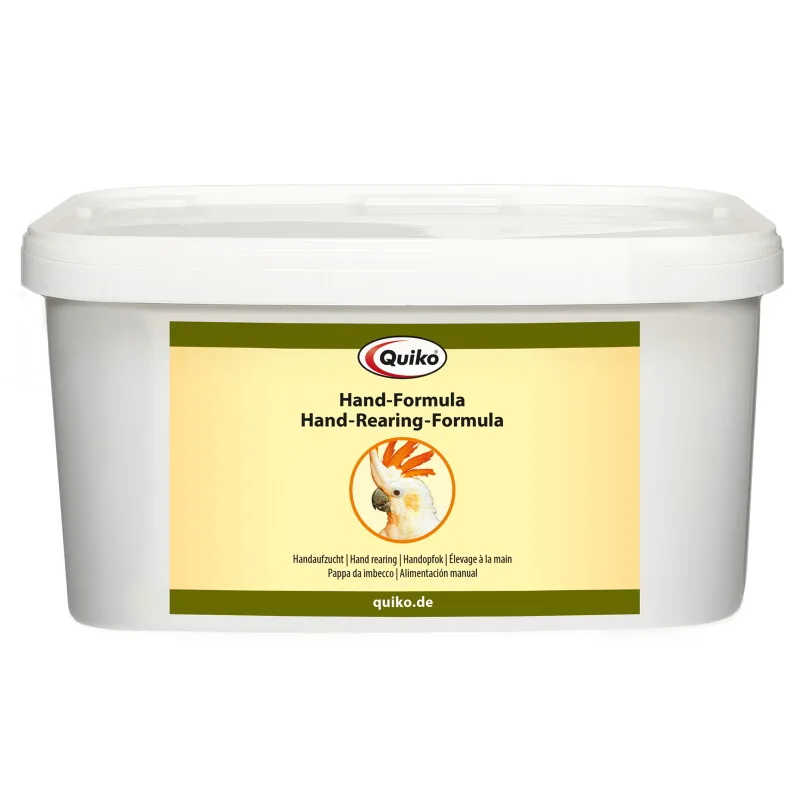 Hand-Formula 3 Kg: Handaufzucht für Papageien und Sittiche - Handfütterung von Jungvögeln van Quiko in Regular – productfoto