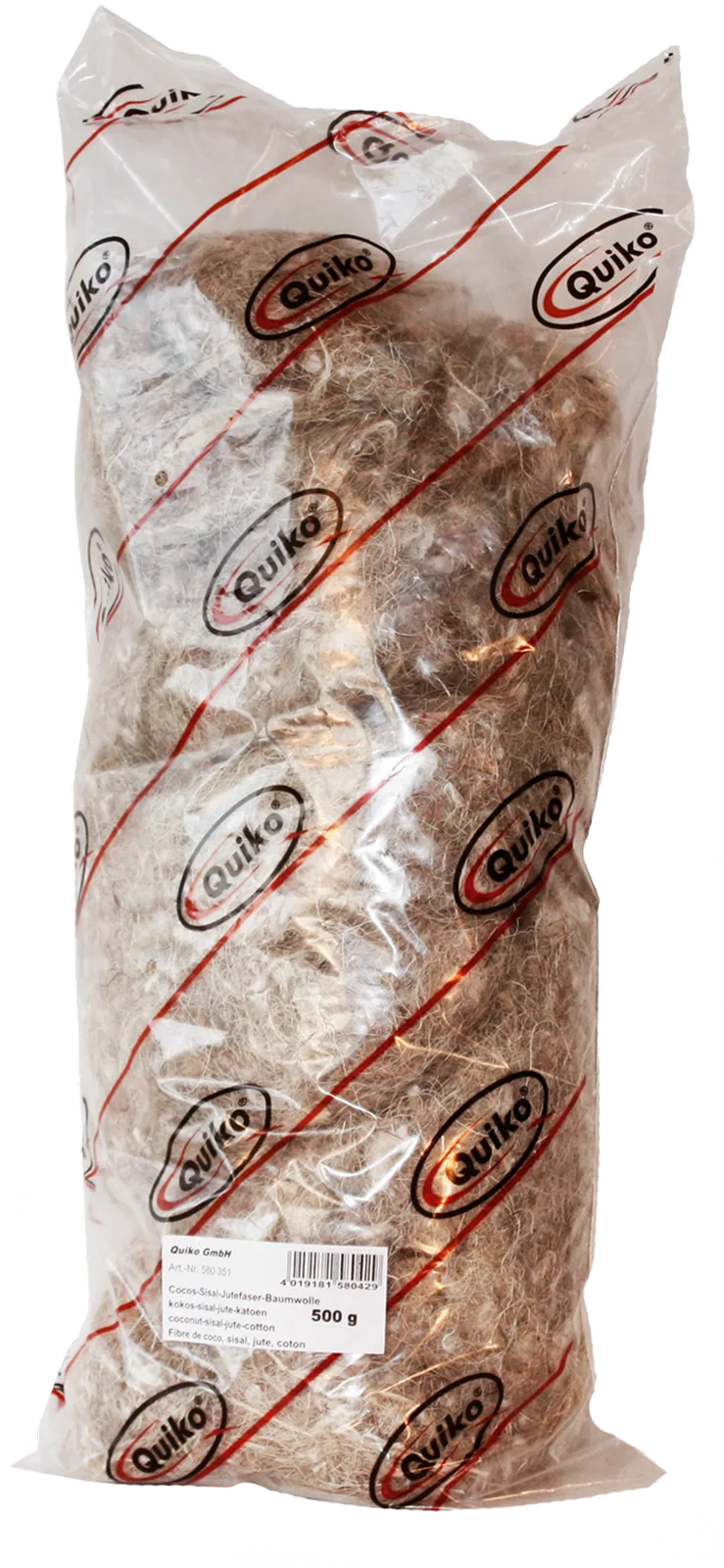 Kokos-Sisal-Jute-Baumwolle, Nistmaterial - 500 g de Quiko – photo produit