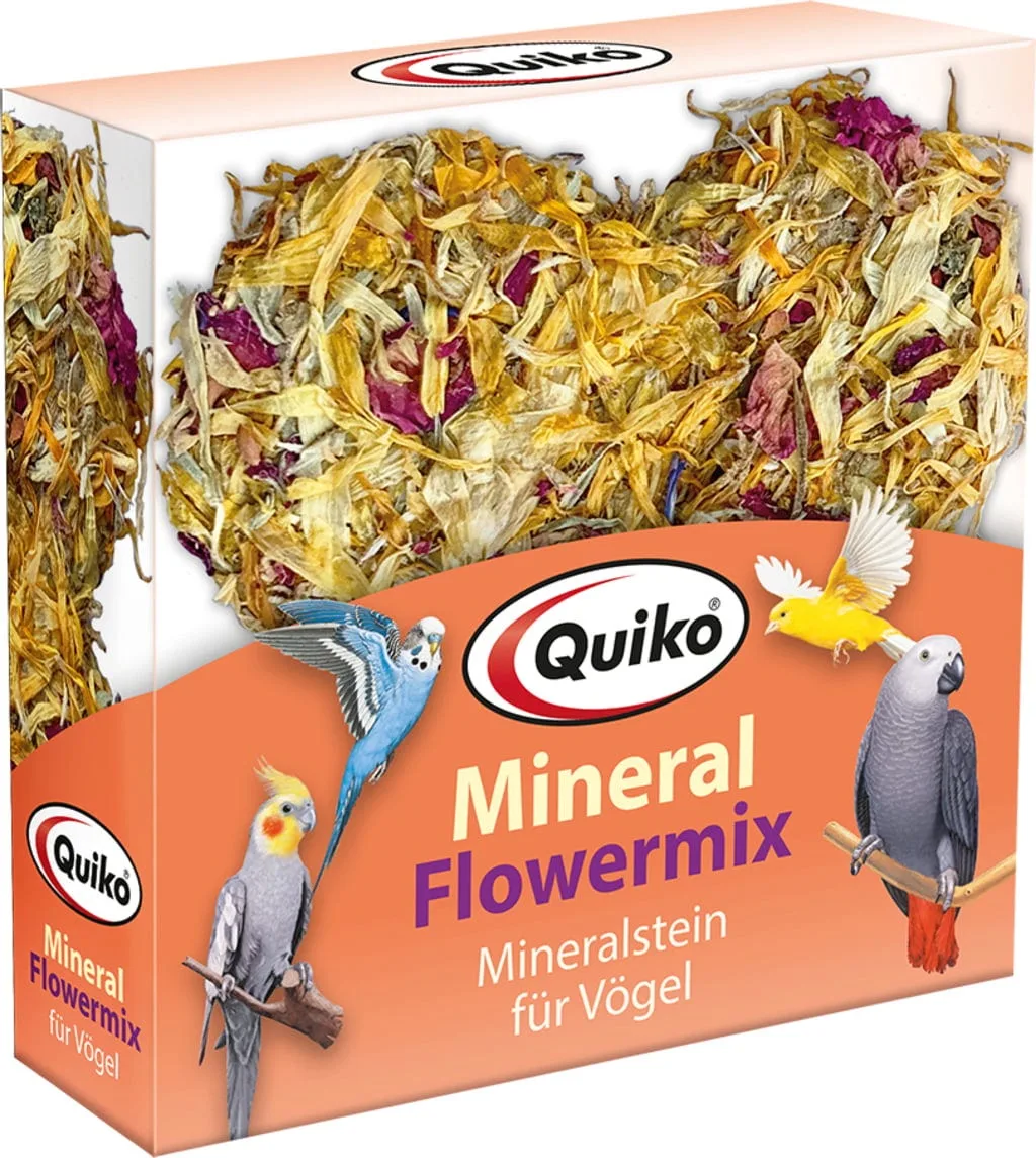 Mineral Flower-Mix für Vögel - 90 g by Quiko – product photo