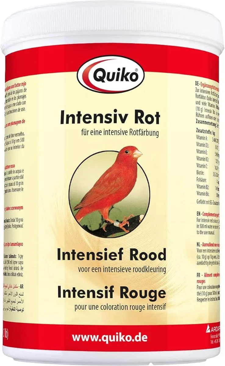 Rood Intensief- Kleurstof- Kanaries rood- 500 gram von Quiko – Produktfoto