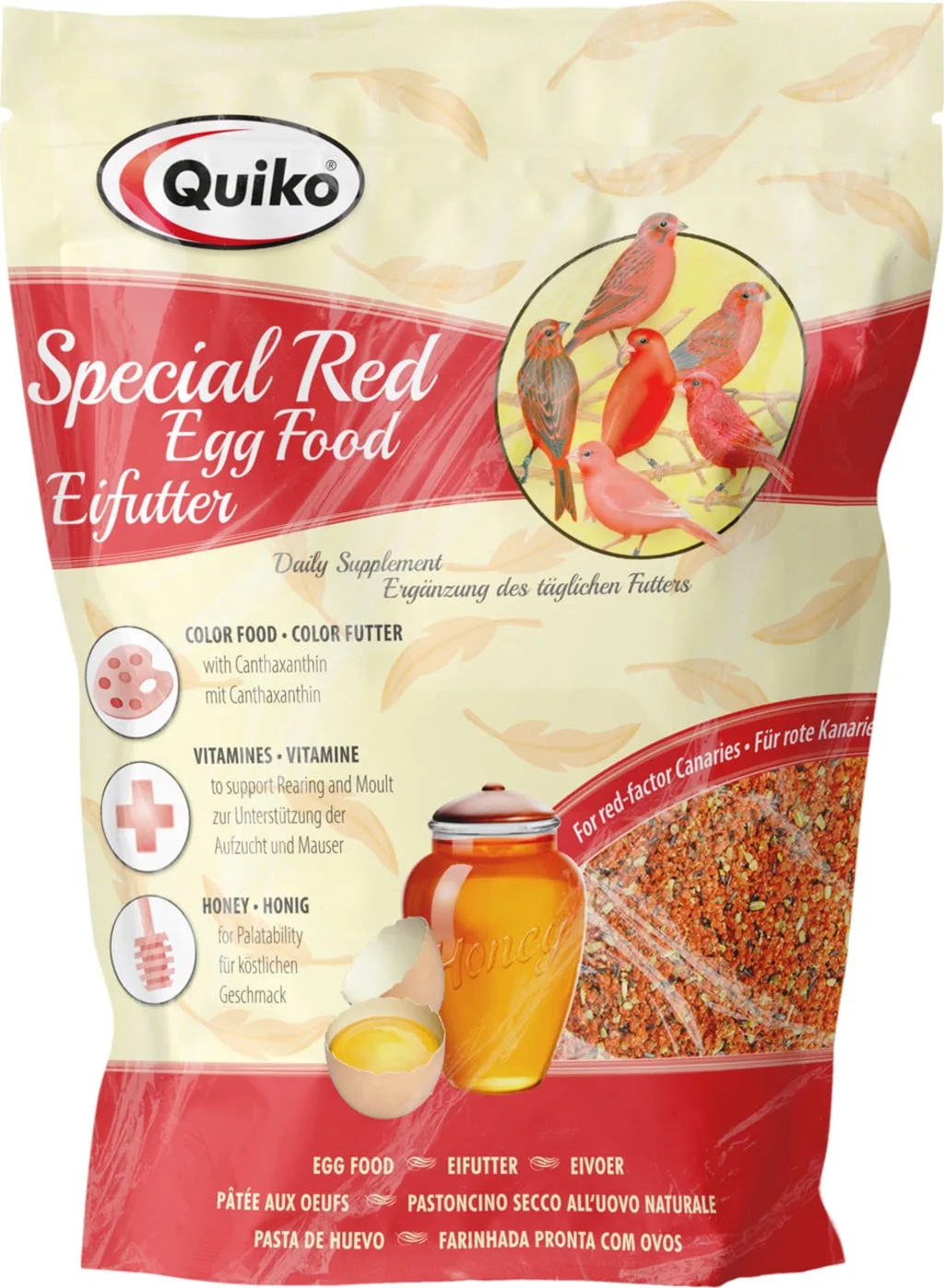Special R Eifutter für alle rotgrundigen Vogelarten - 1.000 g von Quiko – Produktfoto
