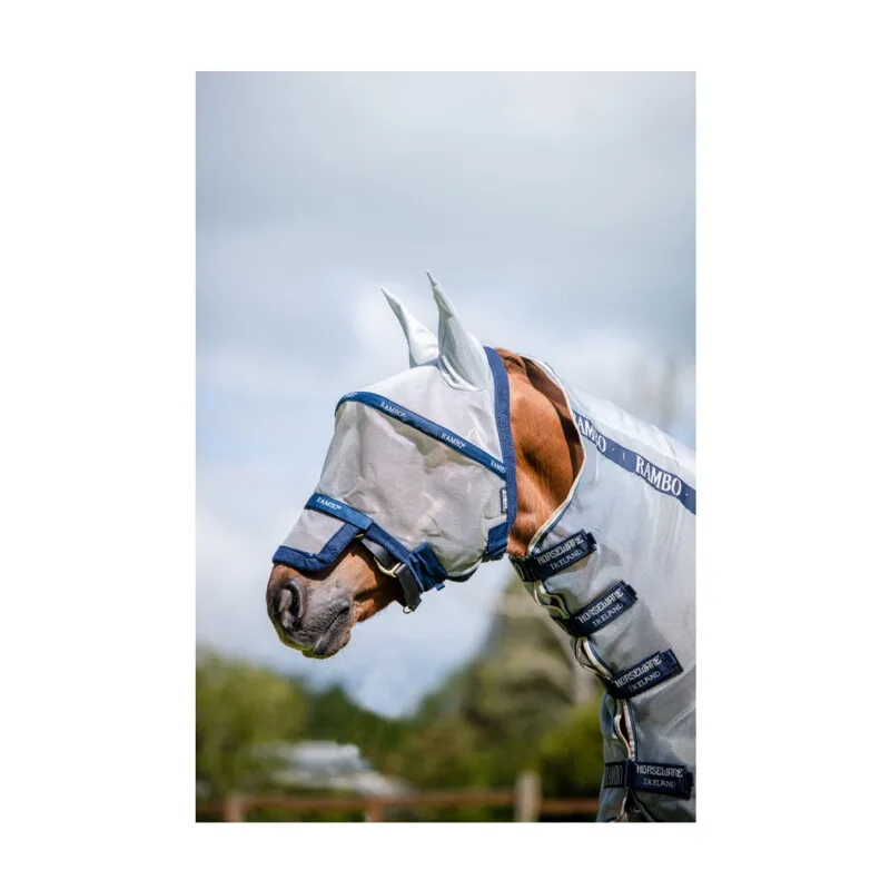 Fliegenmaske Plus Non Treated WB (Warmblut) de Rambo en Regular – photo produit