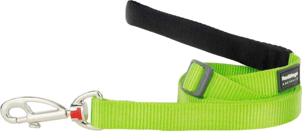 Animal Boulevard L6-zz-lg-20 - Hals- En Leibanden - Hond - Rd Leiband Limoen Groen-m 20mmx1,8m - Maat: M - 199156 van Red Dingo in Lime Groen – productfoto