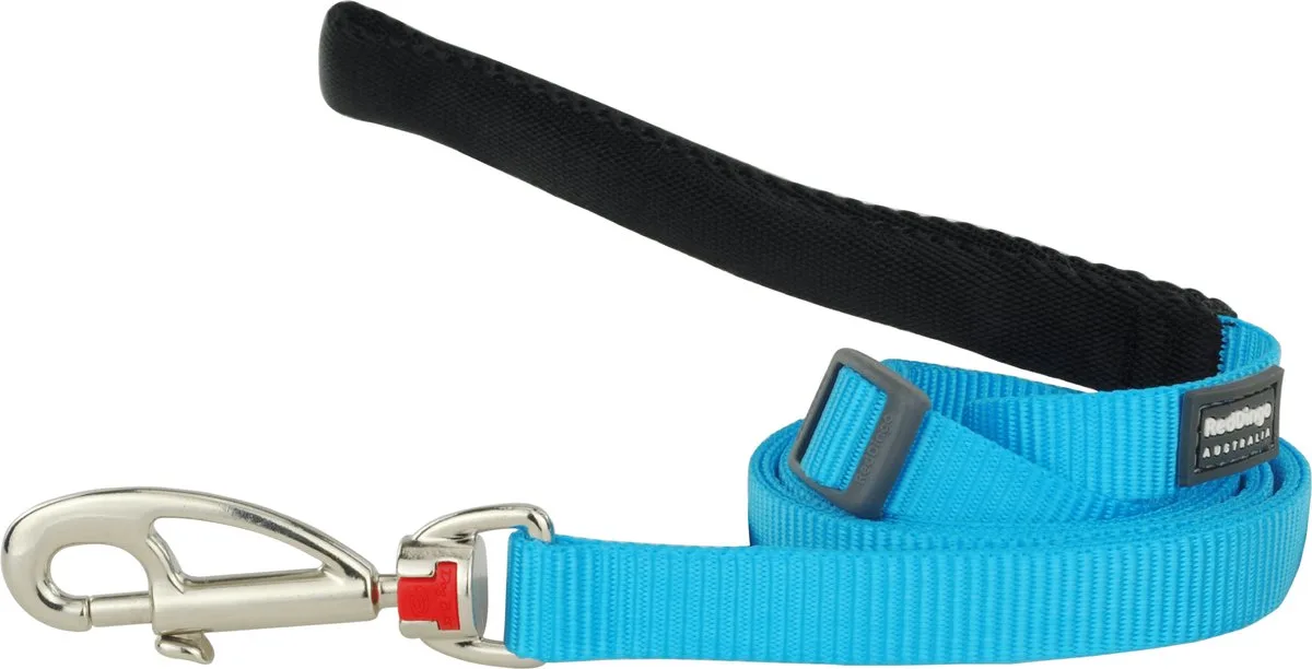 Animal Boulevard L6-zz-tq-20 - Hals- En Leibanden - Hond - Rd Leiband Turquoise-m 20mmx1,8m - Maat: M - 198473 van Red Dingo in Turquoise – productfoto