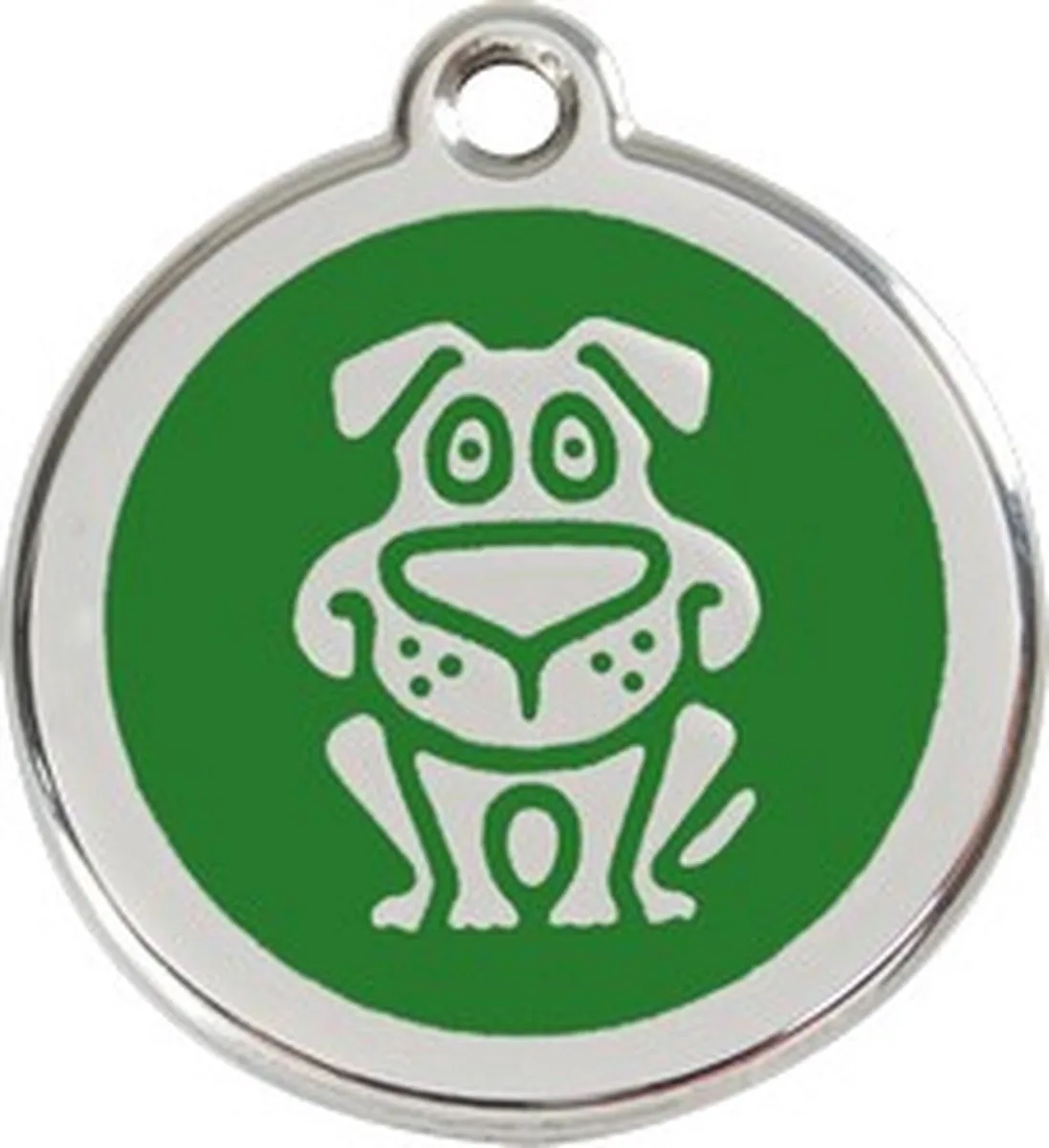 Hondenpenning 20 mm hond groen by Red Dingo in Groen het hond – product photo