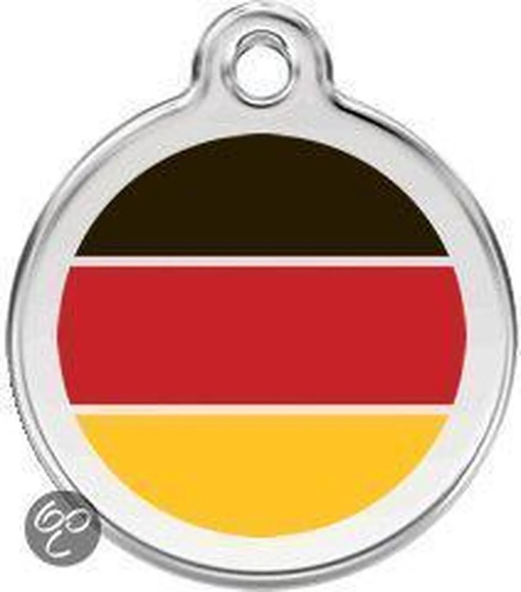 Hondenpenning 30 mm Duitsland Duitse vlag by Red Dingo in Duitsland vlag – product photo
