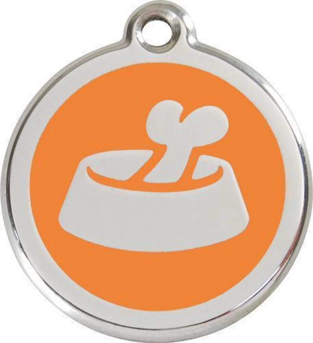 Hondenpenning 30 mm voerbak fra Red Dingo i Orange – produktbillede