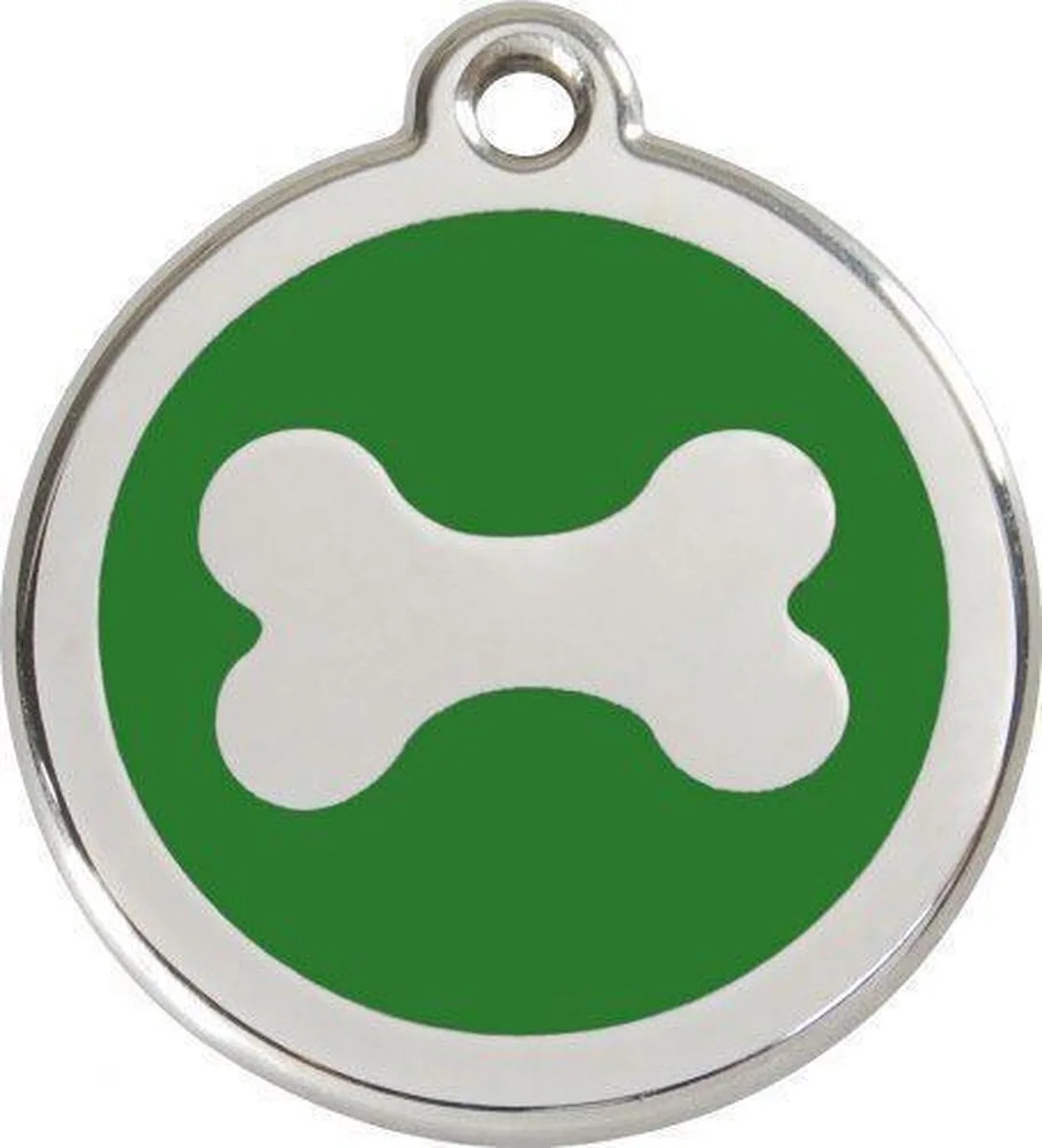 Hondenpenning 38 mm bot de Red Dingo en Vert – photo produit