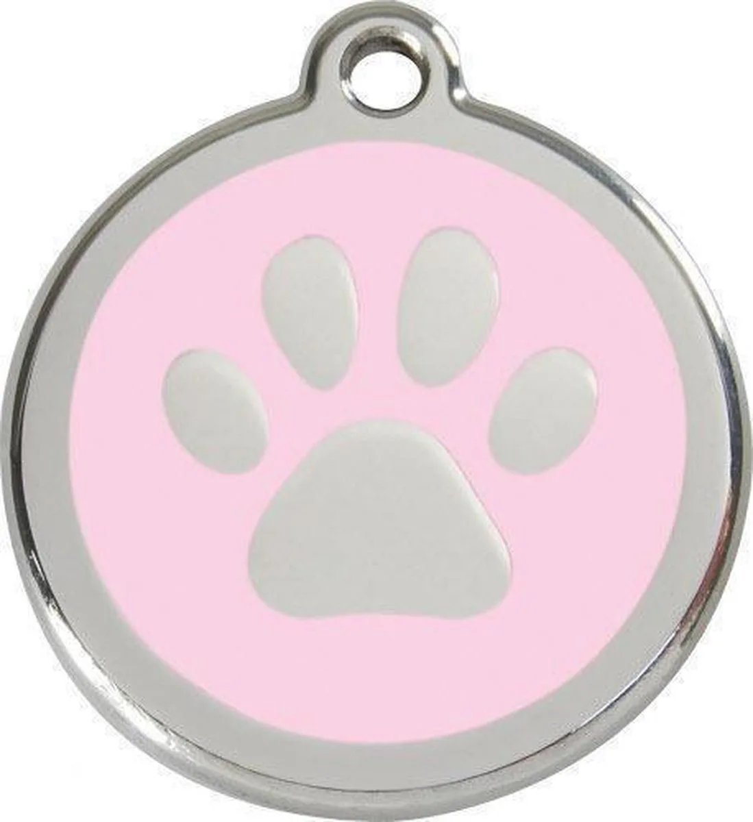 Hondenpenning 38 mm pootje från Red Dingo i Rosa – produktbild