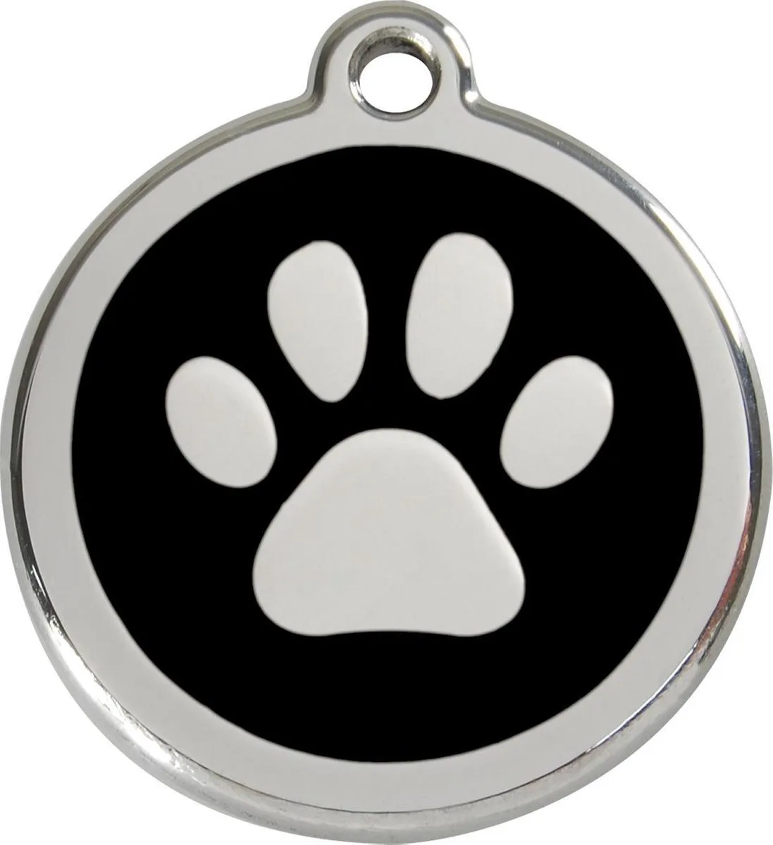 Hondenpenning 38 mm pootje de Red Dingo en Noir – photo produit