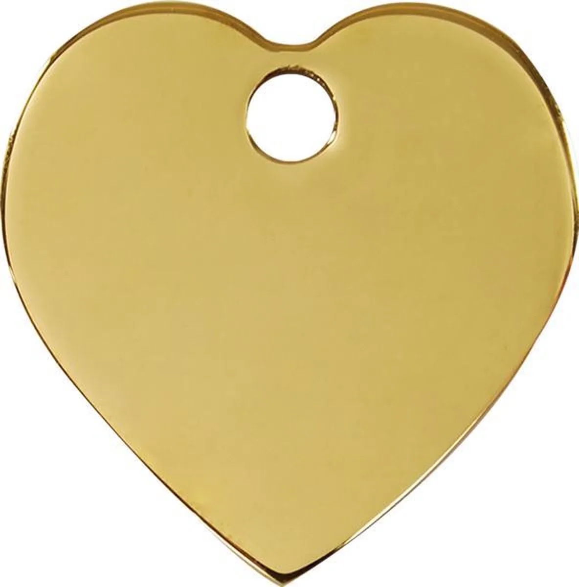 Hondenpenning hart 2,01 cm x 2,01 cm by Red Dingo in Goudkleurig hart – product photo
