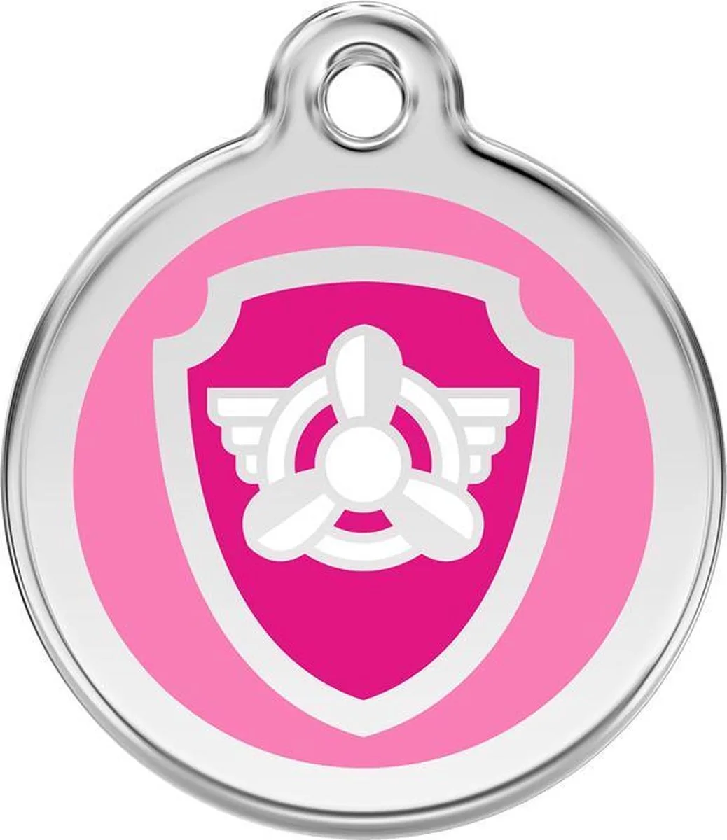 Hondenpenning The Paw Patrol Skye 20 mm by Red Dingo in Roze Paw Patrol – product photo