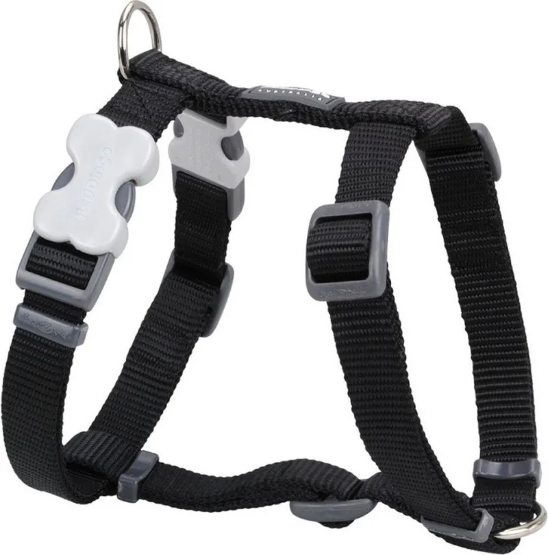 Hondentuig 12mm Neck 25-39cm Body 30-44cm DH-ZZ-BB-12 de Red Dingo en Noir – photo produit