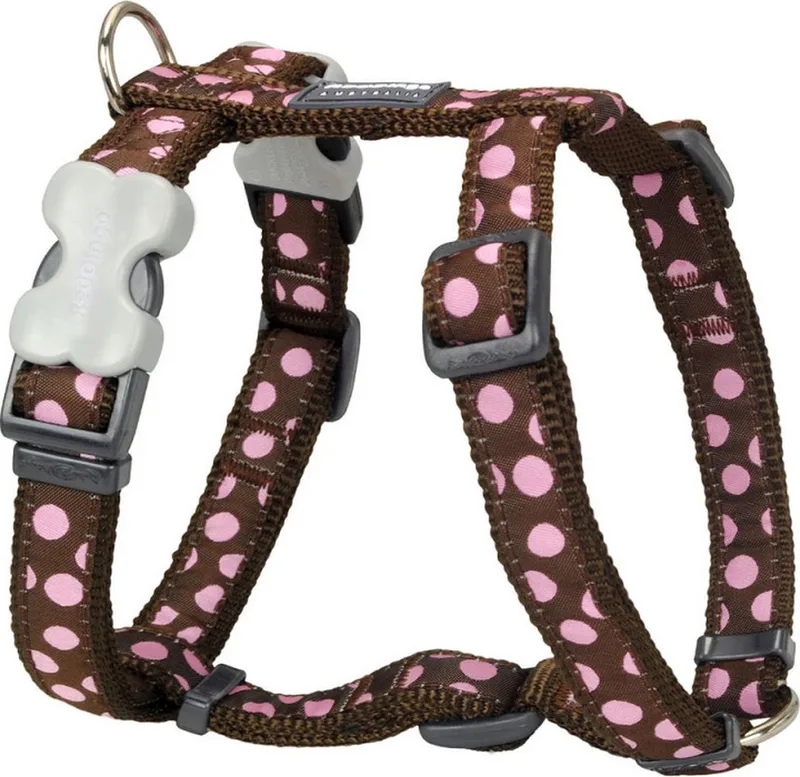 Hondentuig 25mm Neck 46-76cm Body 56-80cm DH-S1-BR-25 de Red Dingo en Marron – photo produit