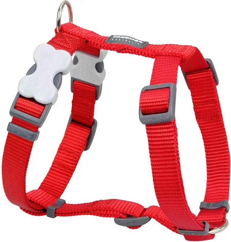 Hondentuig 25mm Neck 46-76cm Body 56-80cm DH-ZZ-RE-25 von Red Dingo in Rot – Produktfoto