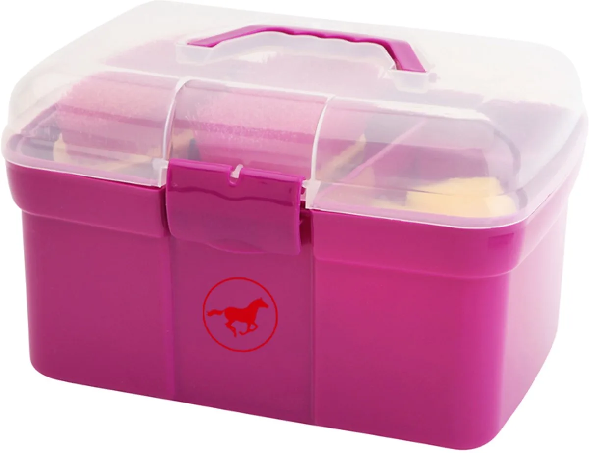 Gevulde poetskist small von Red Horse in Rosa – Produktfoto