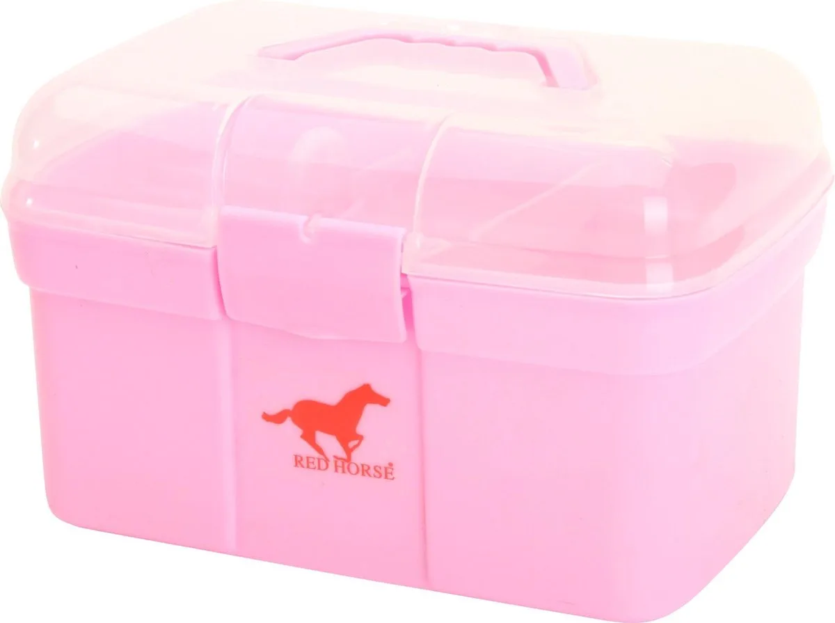Grooming Box - Poetskist Gevuld - Cashmere - 10 Delig van Red Horse in Roze – productfoto