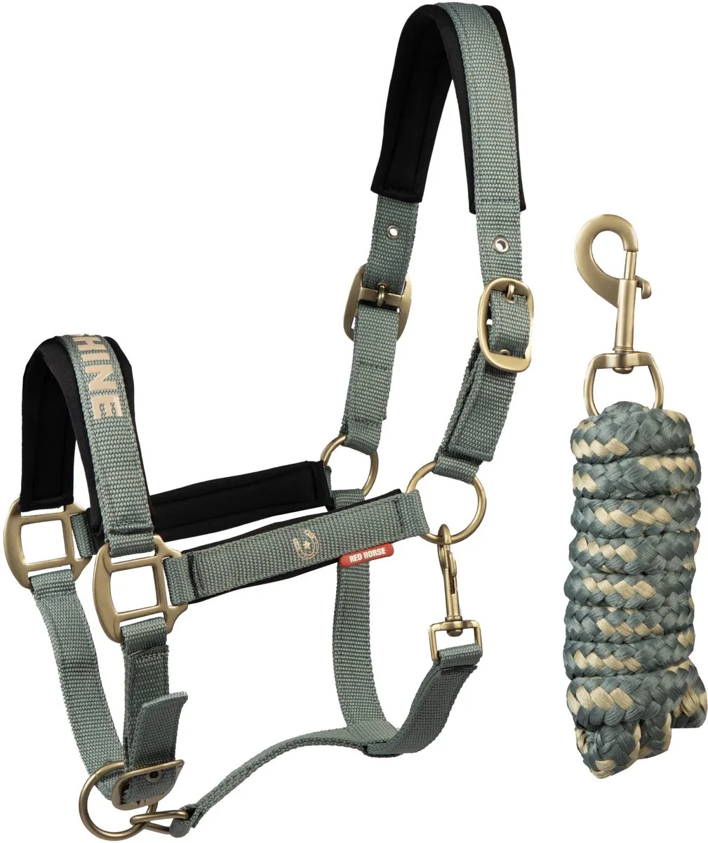 Halsterset Kyo - COB de Red Horse en Hunter green – photo produit