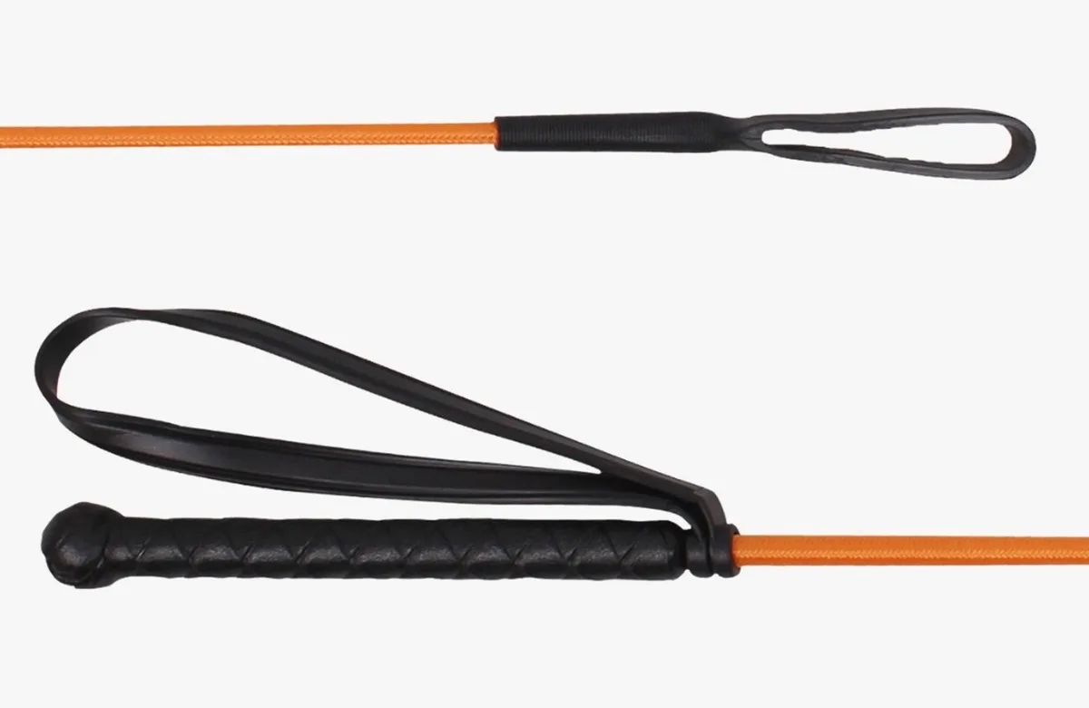 Rijzweep nylon - 65cm de Red Horse en Orange – photo produit