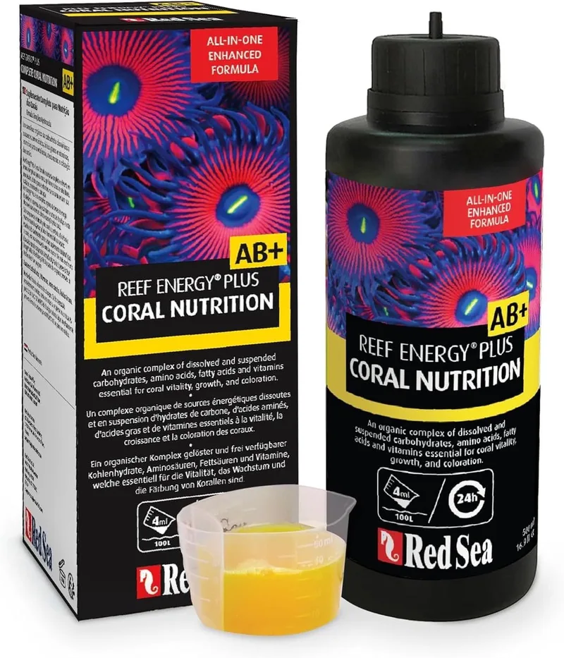 Coral food Reef Energy Plus AB+ 500 ml for aquarium coral food, coral food, 500 g - ShopVlot by Red Sea – product photo