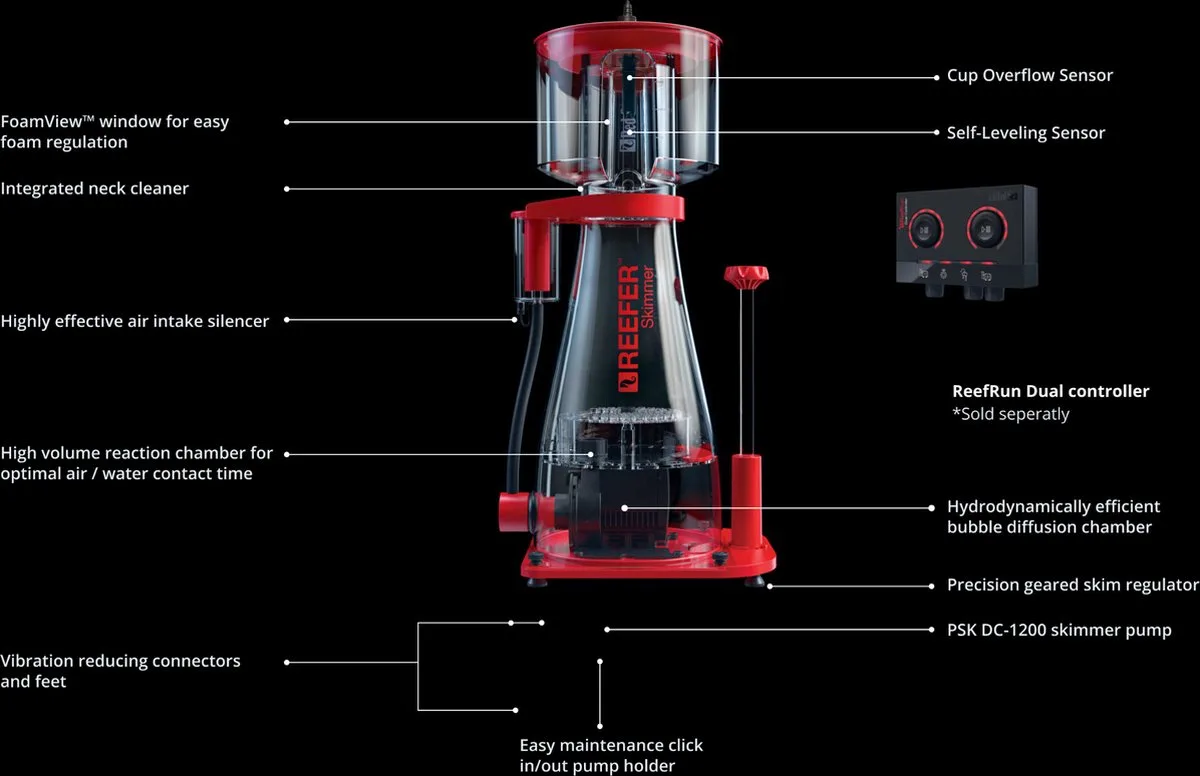 Reefer DC Skimmer 600 - Eiwitafschuimer van Red Sea in Color – productfoto