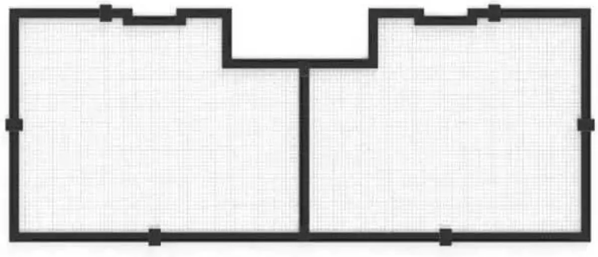 Tank Net Screen 150 x 80 cm van Red Sea in Color – productfoto