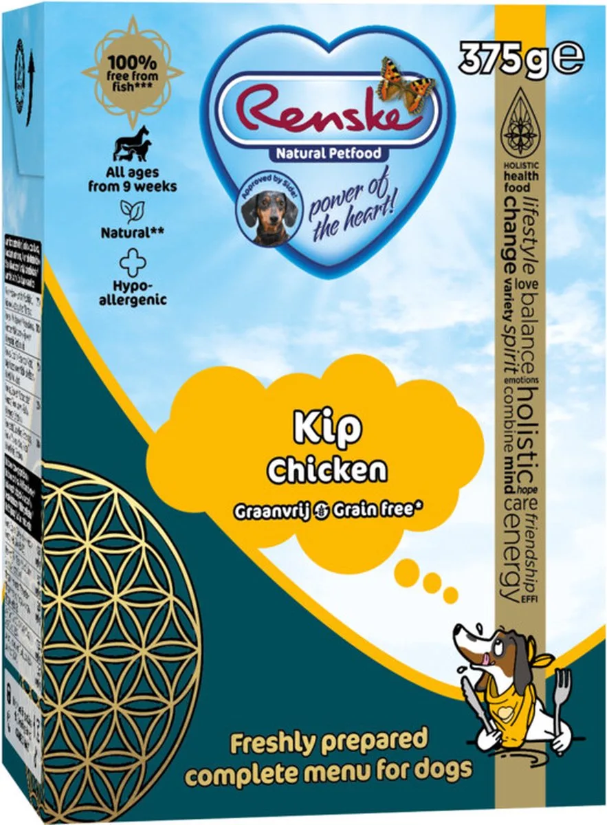 12x Renske Vers Graanvrij Tetra Kip 375 gr van Renske – productfoto