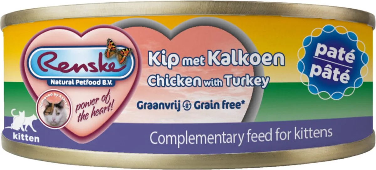 24x Renske Vers Kitten Paté Kip Met Kalkoen 70 gr från Renske – produktbild
