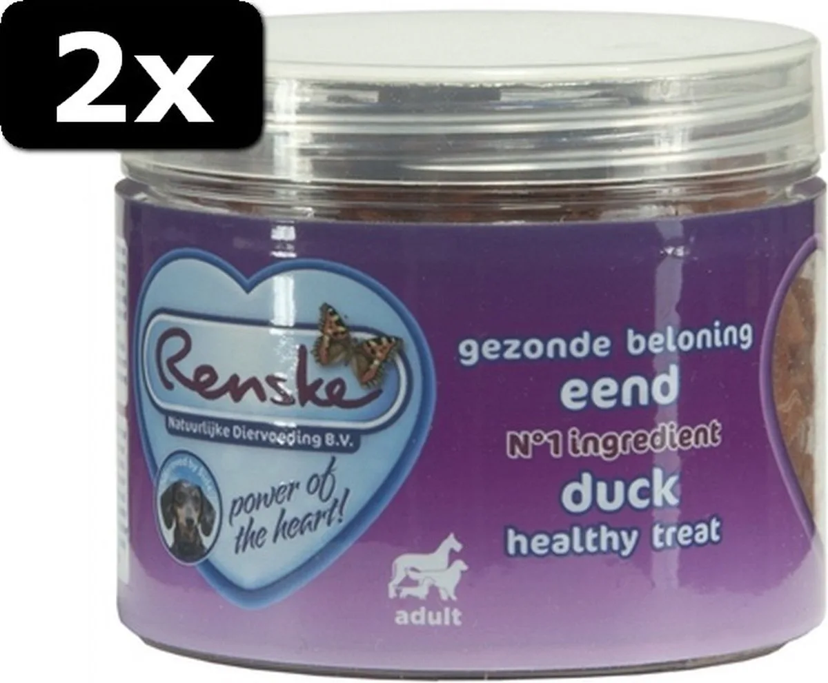 2x RENSKE HOND MINI HART EEND 100GR från Renske – produktbild
