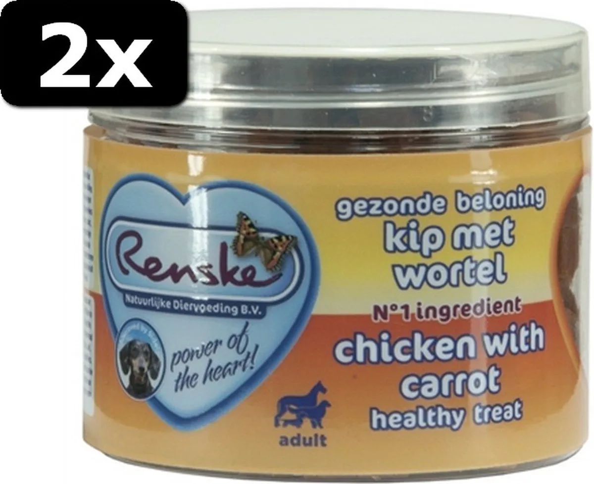 2x RENSKE HOND MINI HART K/W 100GR från Renske – produktbild