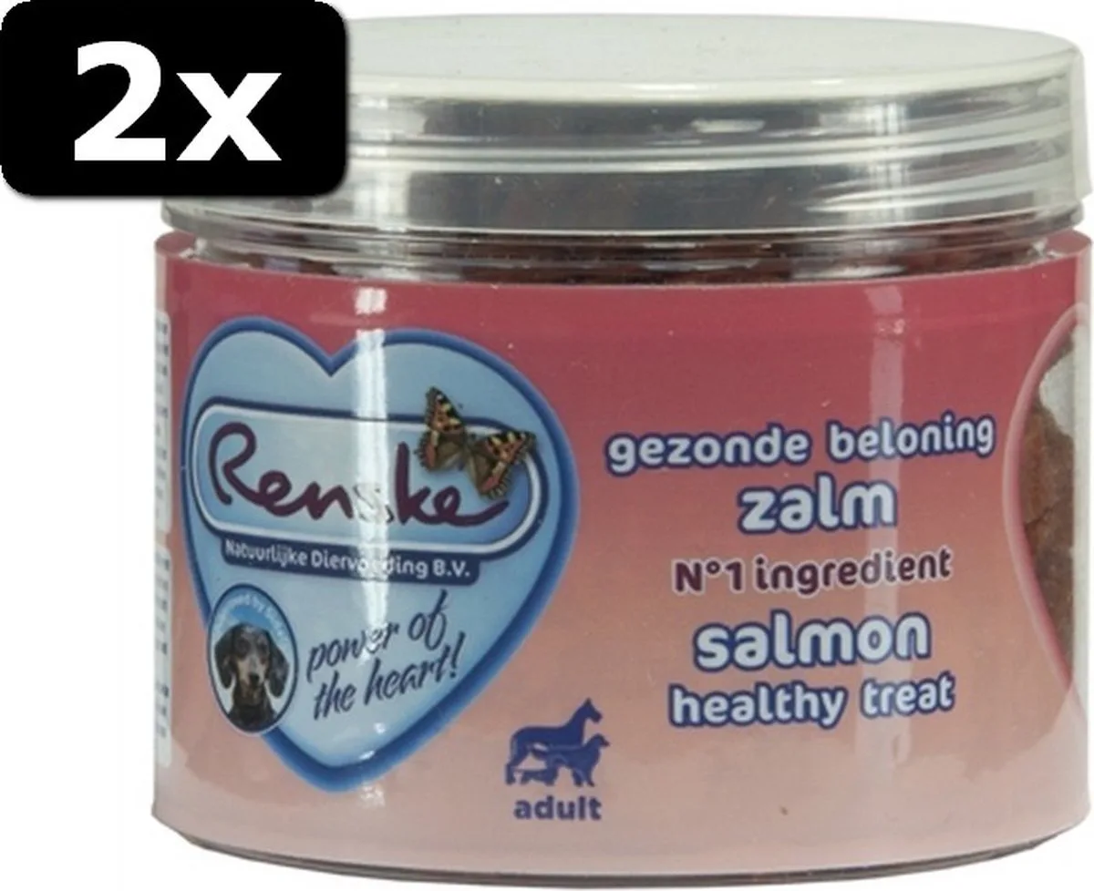 2x RENSKE HOND MINI HART ZALM 100GR från Renske – produktbild