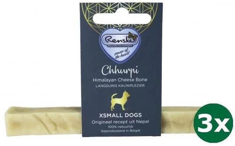 3xxs 27gr Renske chhurpi kauwkluif hondensnack de Renske – photo produit