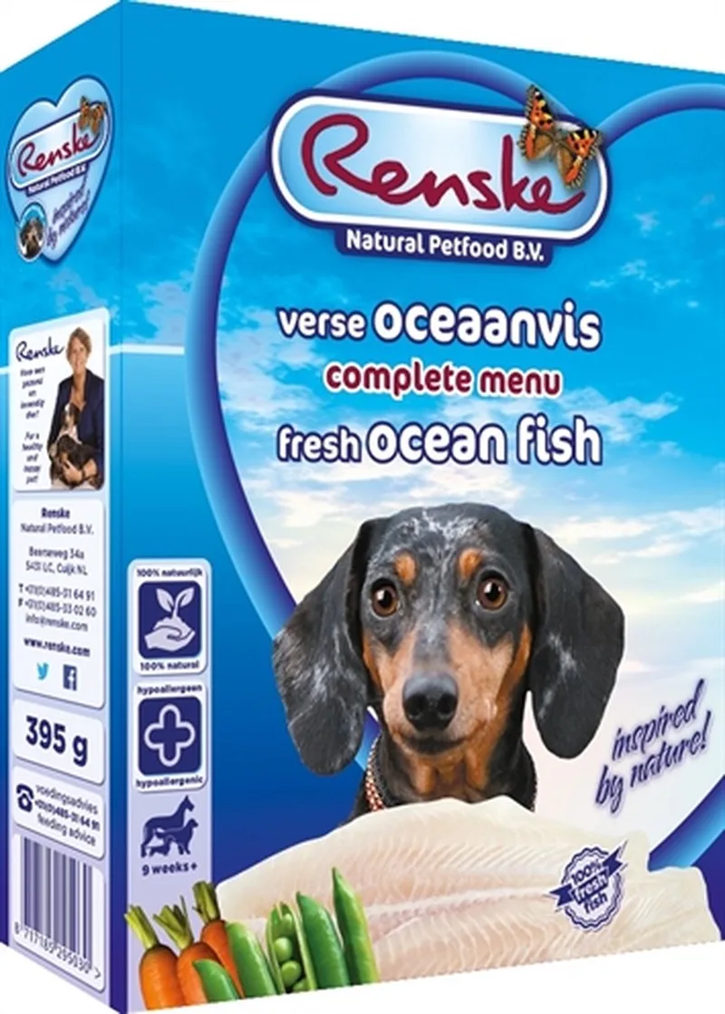Adult - Vis - Hondenvoer - 10 x 395 g by Renske – product photo