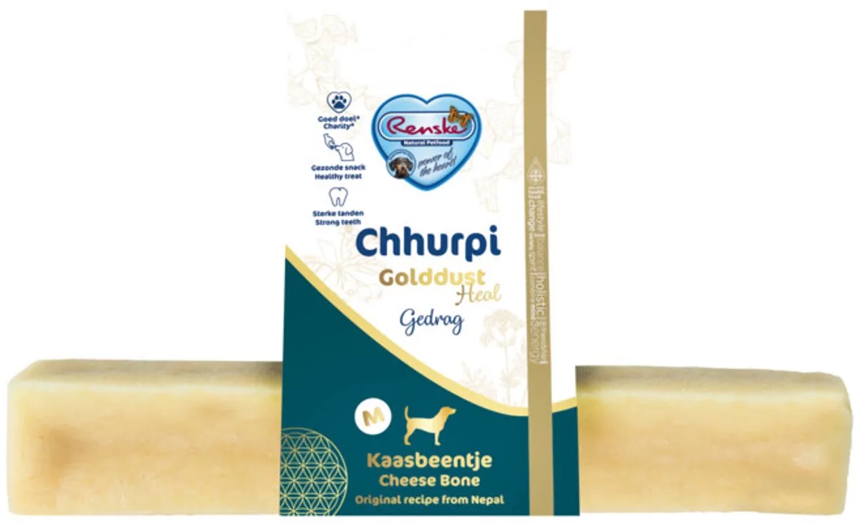 Chhurpi Golddust Heal 6 Gedrag M - 8 x 61 gr - Voordeelverpakking från Renske – produktbild